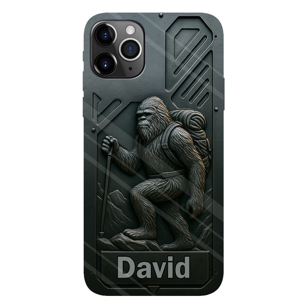 Sasquatch - Personalisierte Handyhülle mit Wandermotiv und Volldruck