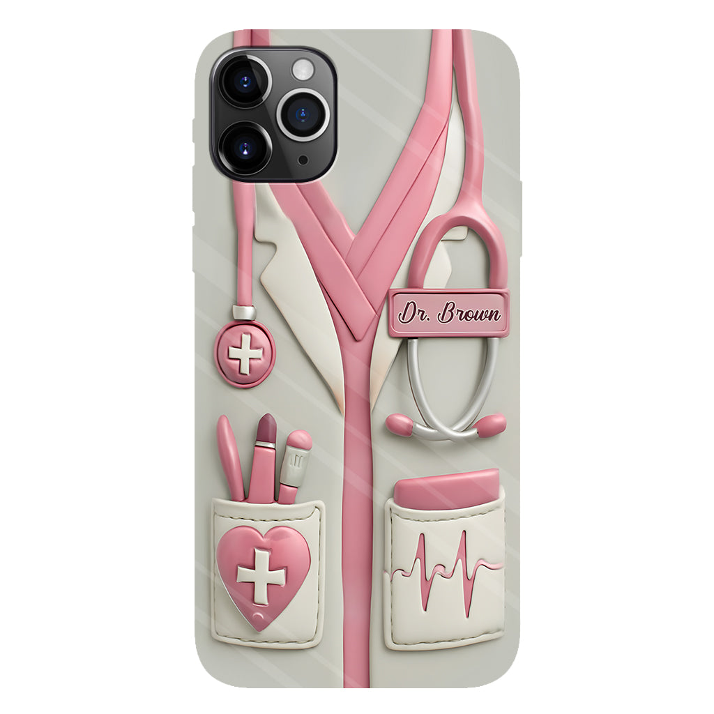 Celebrate Everyday Heroes With Medical Professional Gifts - Personalized Nurse Full Print Phone Case