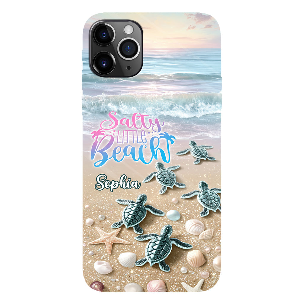 Salty Lil Beach - Personalized Sea Lover Full Print Phone Case