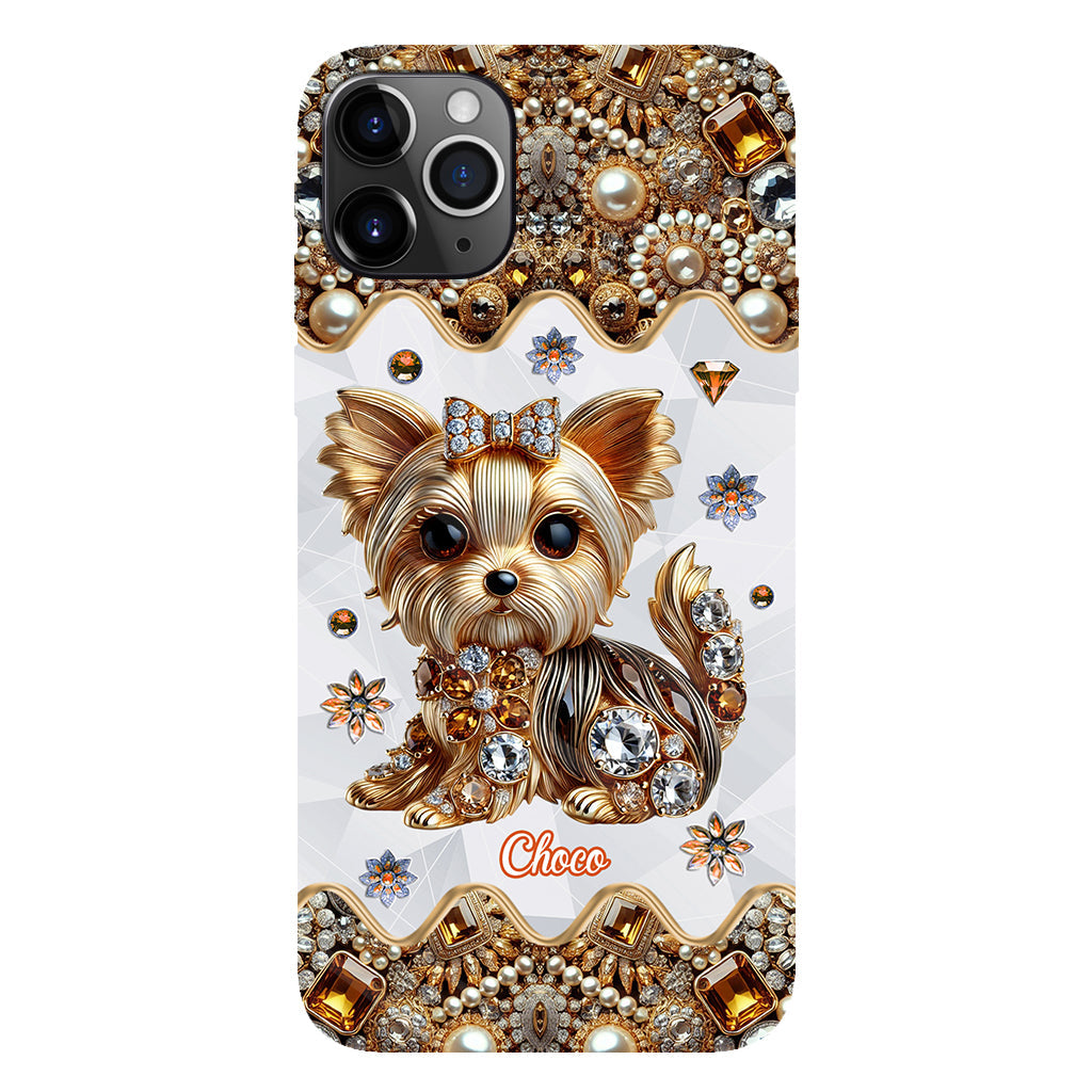 Love Yorkshire Terrier - Personalized Dog Full Print Phone Case