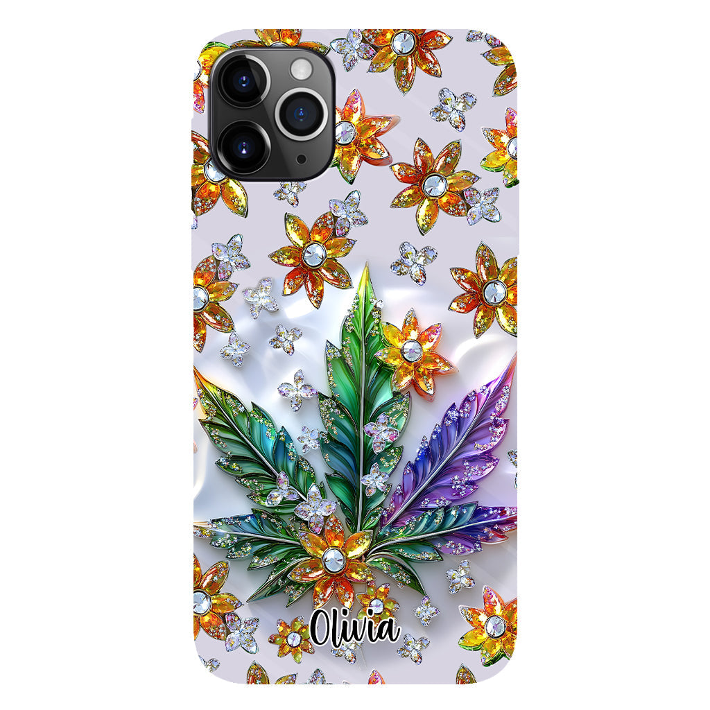 Beautiful Leaf - Personalized Weed Full Print Phone Case