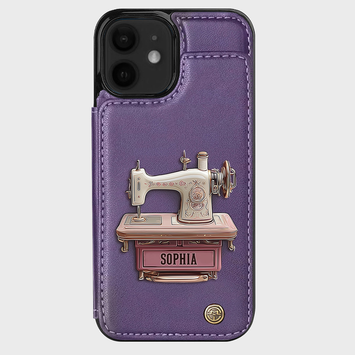 Sewing Machine - Personalized Sewing Wallet Phone Case