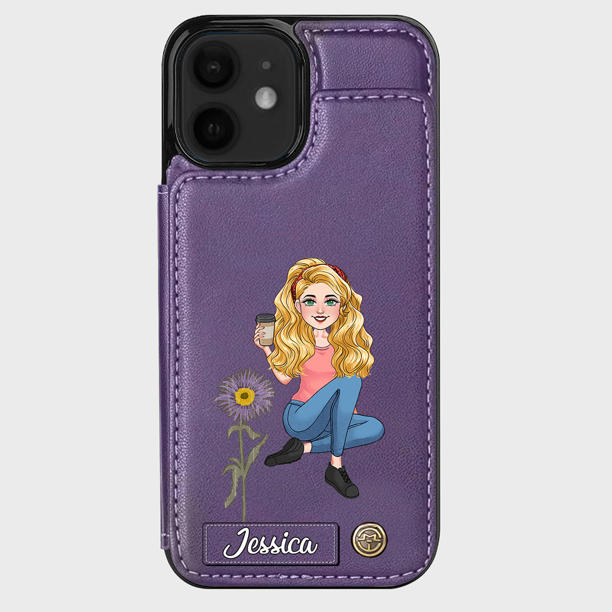 Gift For Friends Birth Month - Personalized Bestie Wallet Phone Case