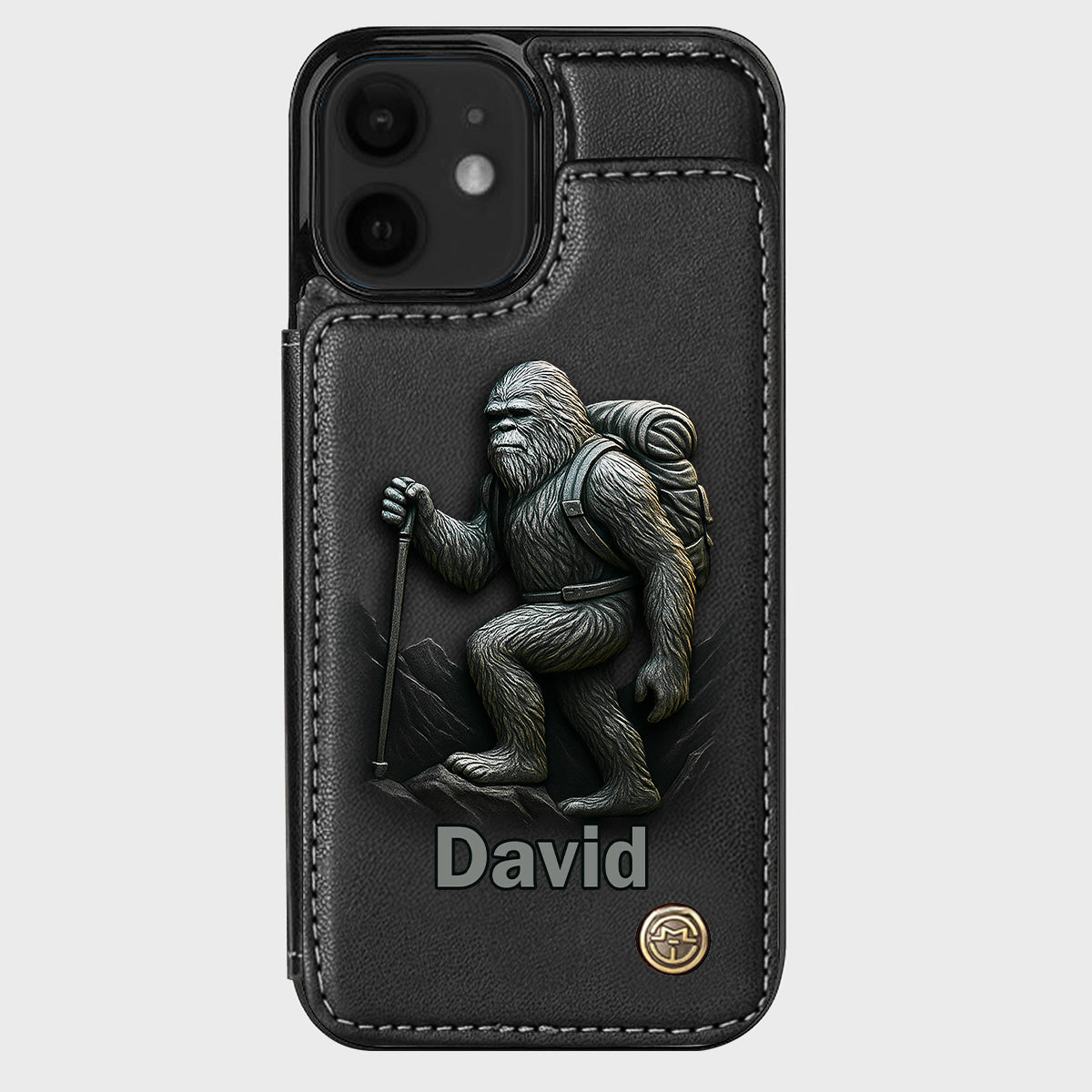Sasquatch - Personalized Hiking Wallet Phone Case