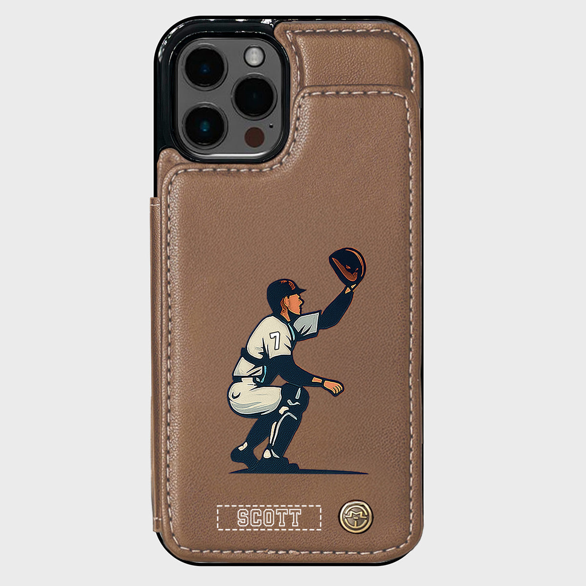 Tis Baseball Season - Personalized Baseball Wallet Phone Case