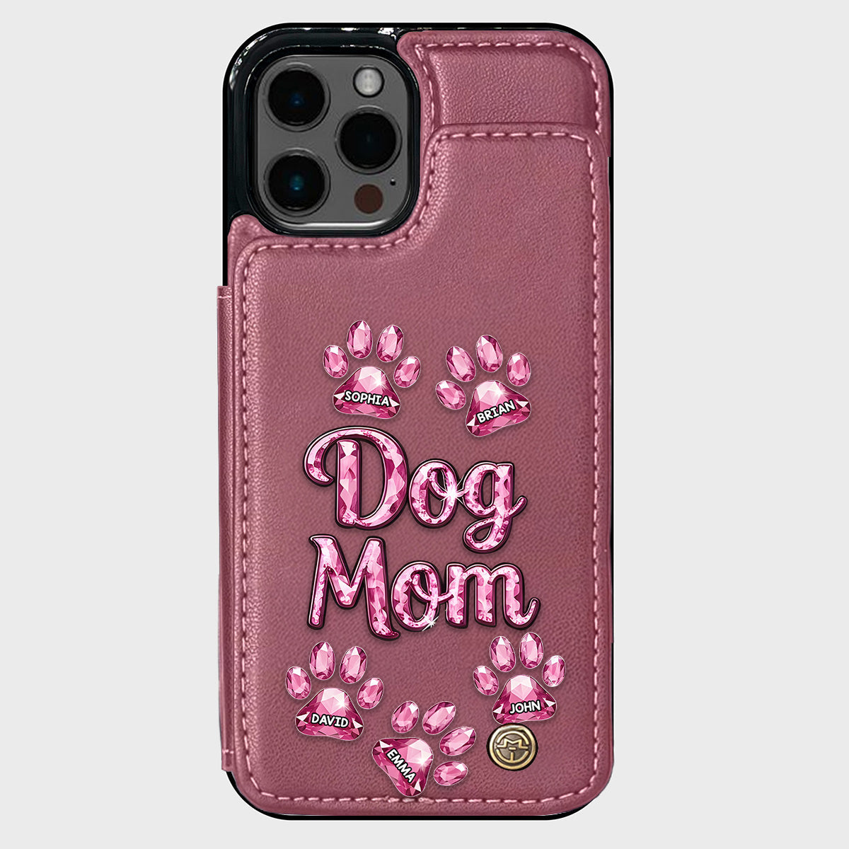 Dog Mom - Personalized Dog Wallet Phone Case