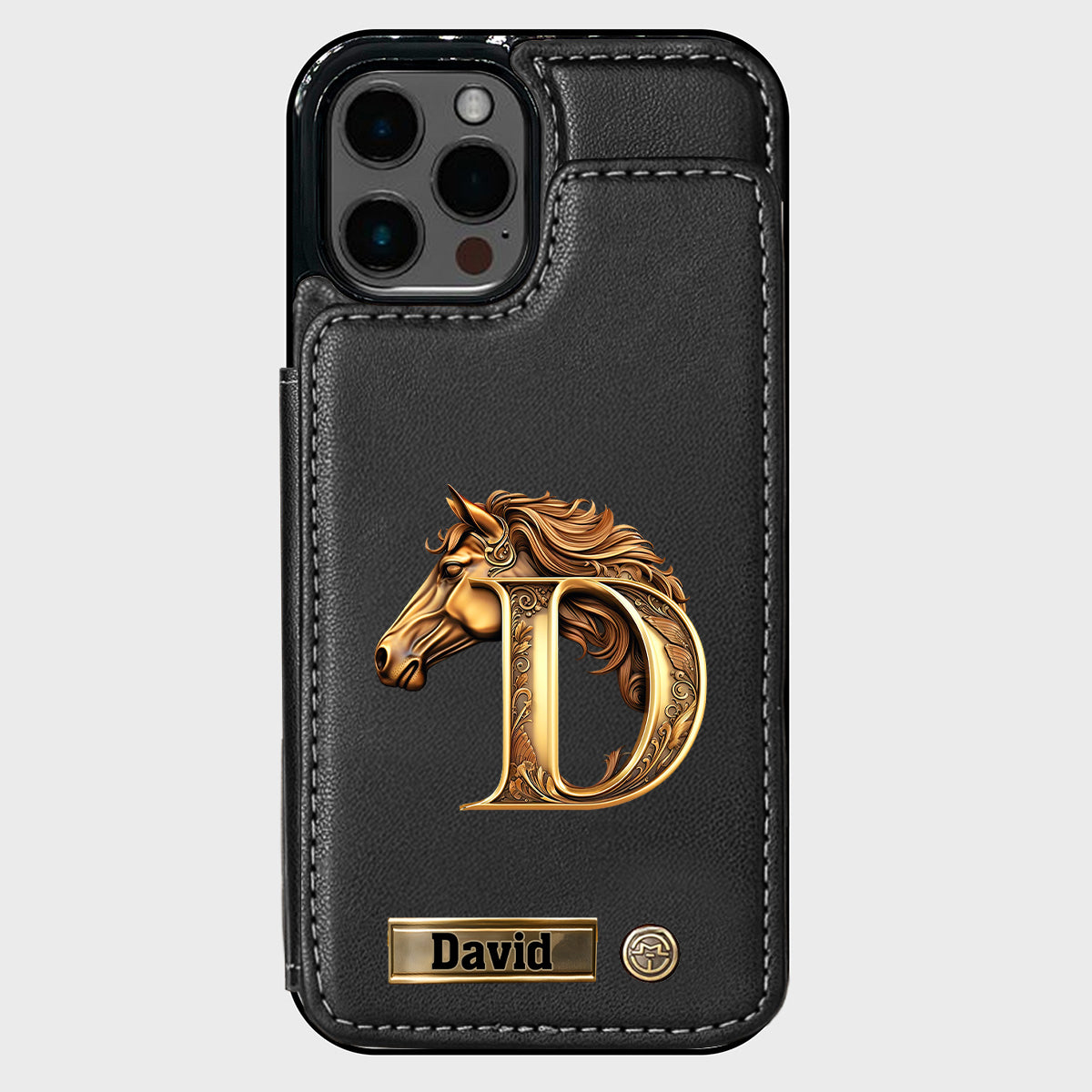 Love Horse - Personalized Horse Wallet Phone Case