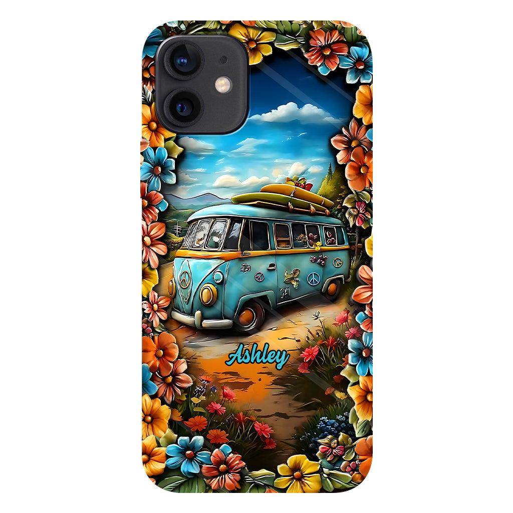 Hippie Van - Personalized Hippie Full Print Phone Case