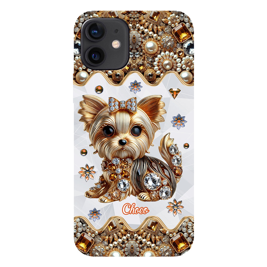 Love Yorkshire Terrier - Personalized Dog Full Print Phone Case