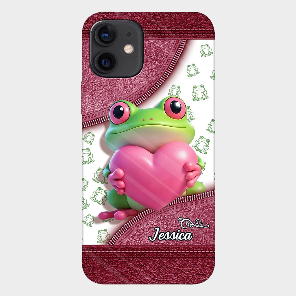 Love Frog – Personalisierte Handyhülle mit Froschmotiv