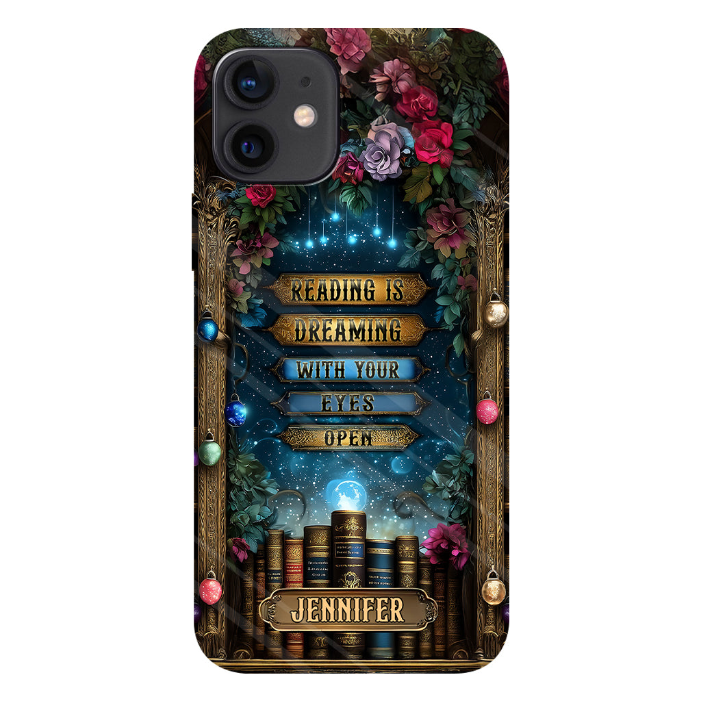 Reading is Dreaming - Personalized Book Full Print Phone Case