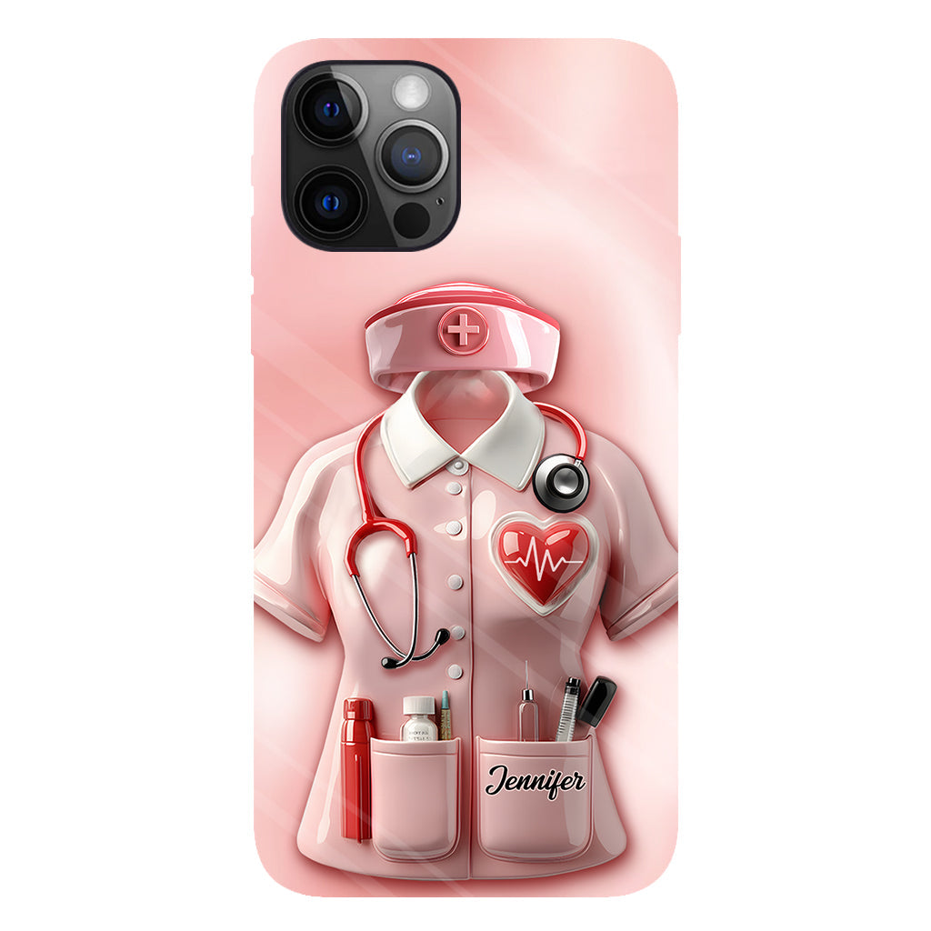 Nurses Are The Heart of Healthcare - Personalized Nurse Full Print Phone Case