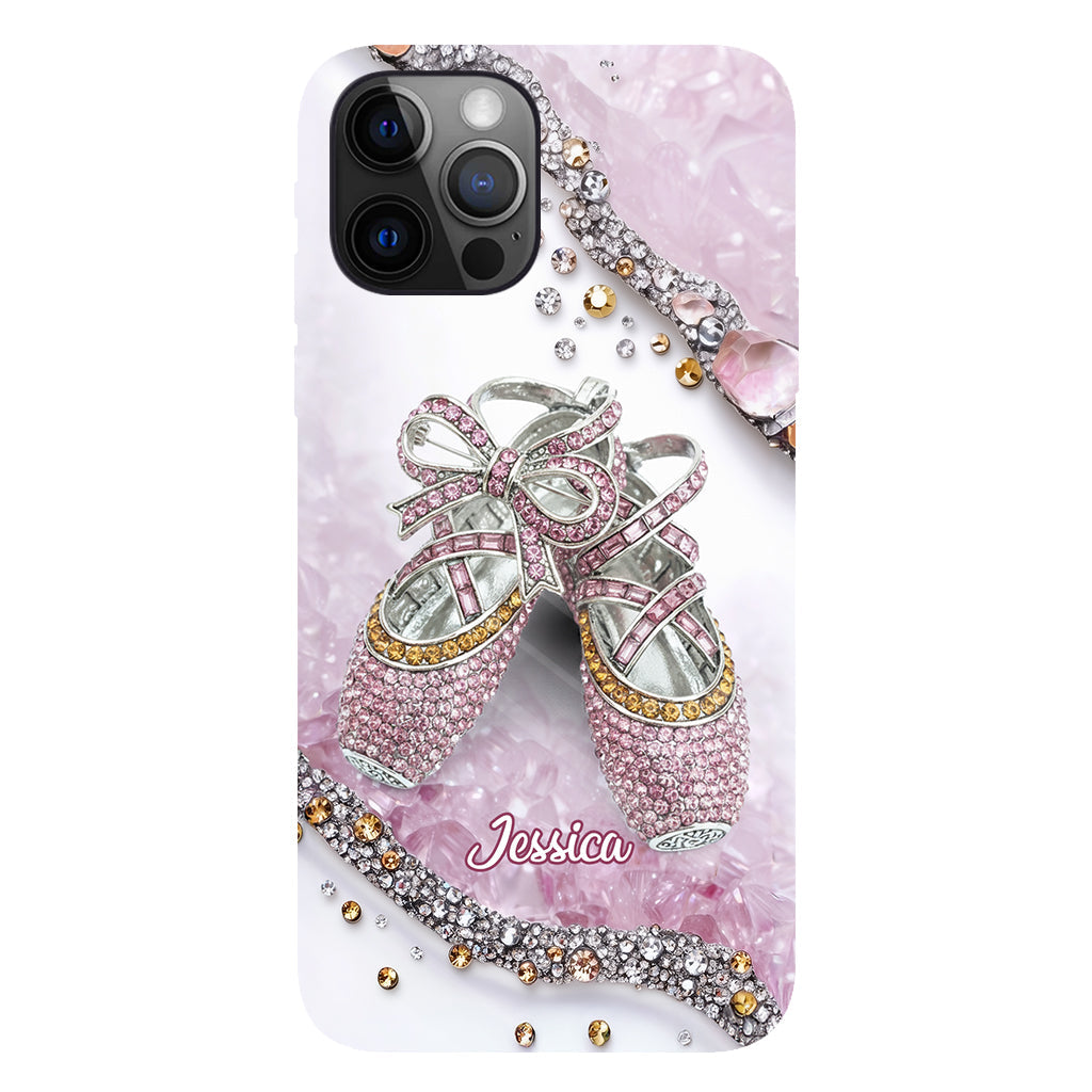 Chaussures de ballet mignonnes - Coque de téléphone personnalisée avec imprimé intégral de ballerine