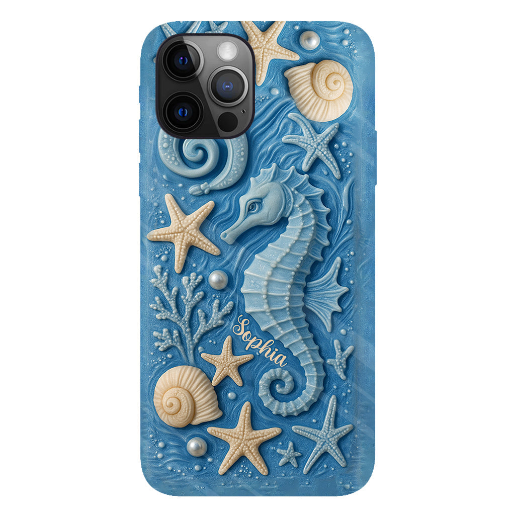 Just A Girl Who Loves Ocean - Personalized Sea Lover Full Print Phone Case