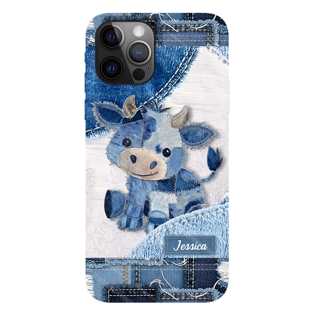Cute Highland Cow - Personalized Highland Cow Full Print Phone Case