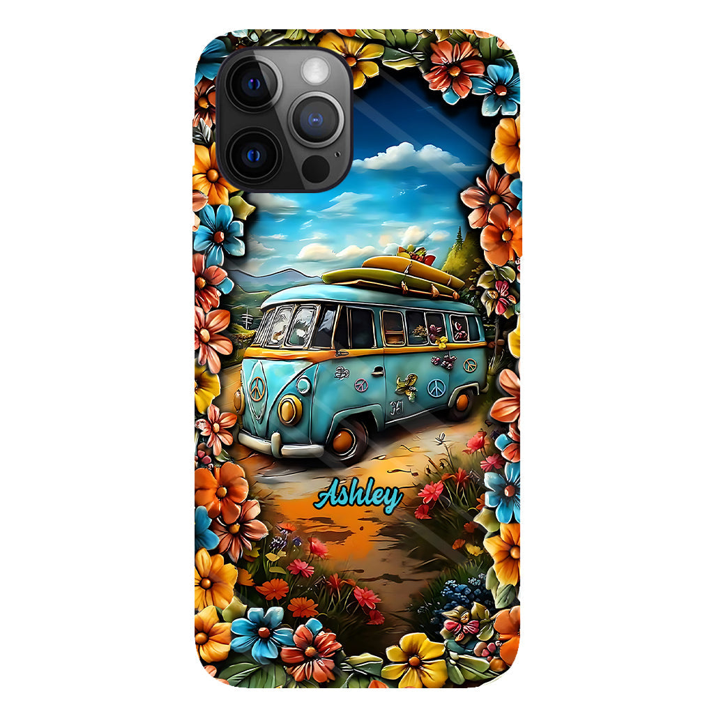 Hippie Van - Personalized Hippie Full Print Phone Case