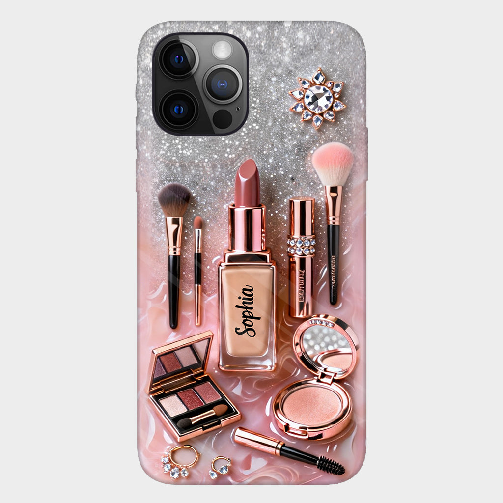 Maquilleuse fière - Coque de téléphone personnalisée avec impression intégrale - Maquillage