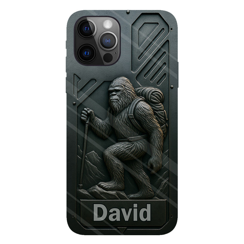 Sasquatch - Personalisierte Handyhülle mit Wandermotiv und Volldruck