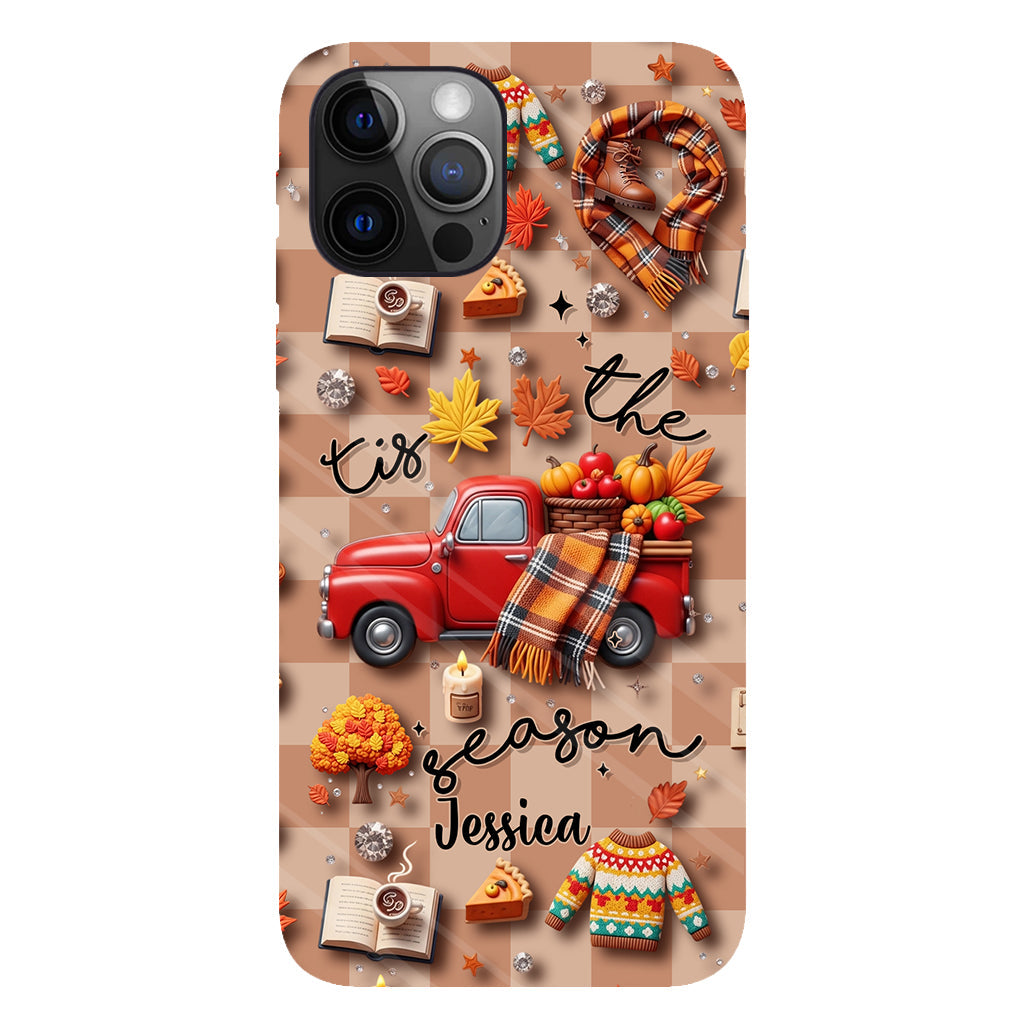 Tis The Season - Personalized Autumn Full Print Phone Case
