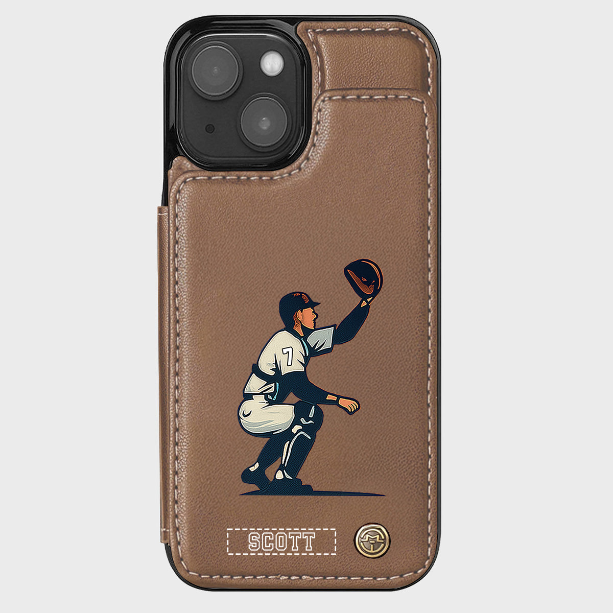 Tis Baseball Season - Personalized Baseball Wallet Phone Case