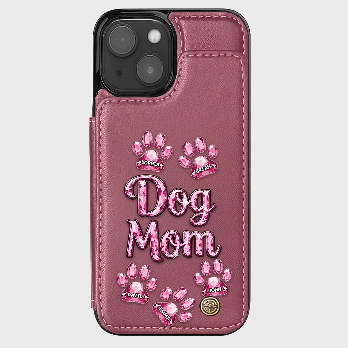 Dog Mom - Personalized Dog Wallet Phone Case