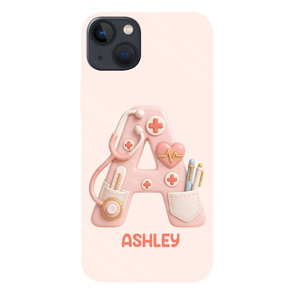 Nurse Alphabet Custom - Personalized Nurse Full Print Phone Case