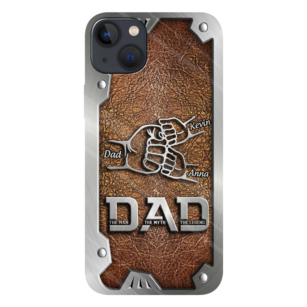 Dad The Man The Myth The Legend First Bump - Personalized Father Full Print Phone Case