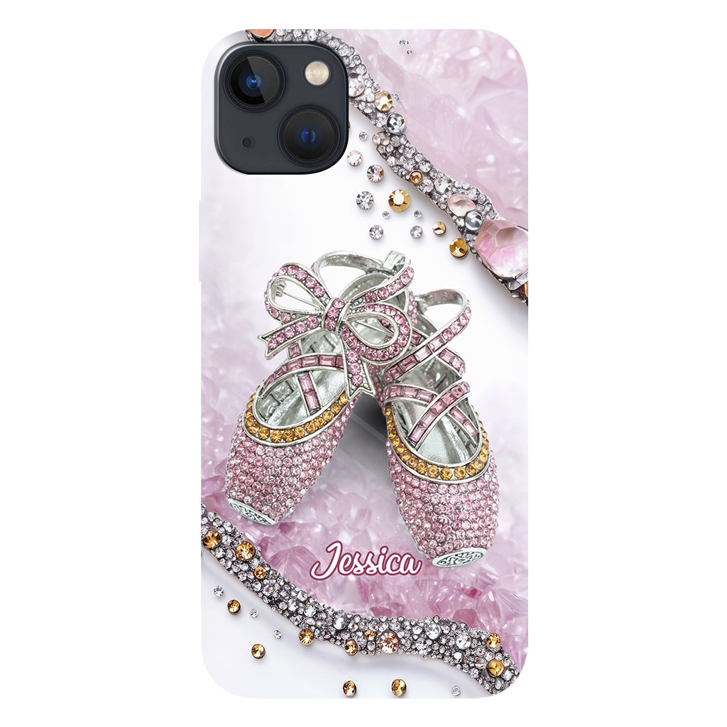 Chaussures de ballet mignonnes - Coque de téléphone personnalisée avec imprimé intégral de ballerine