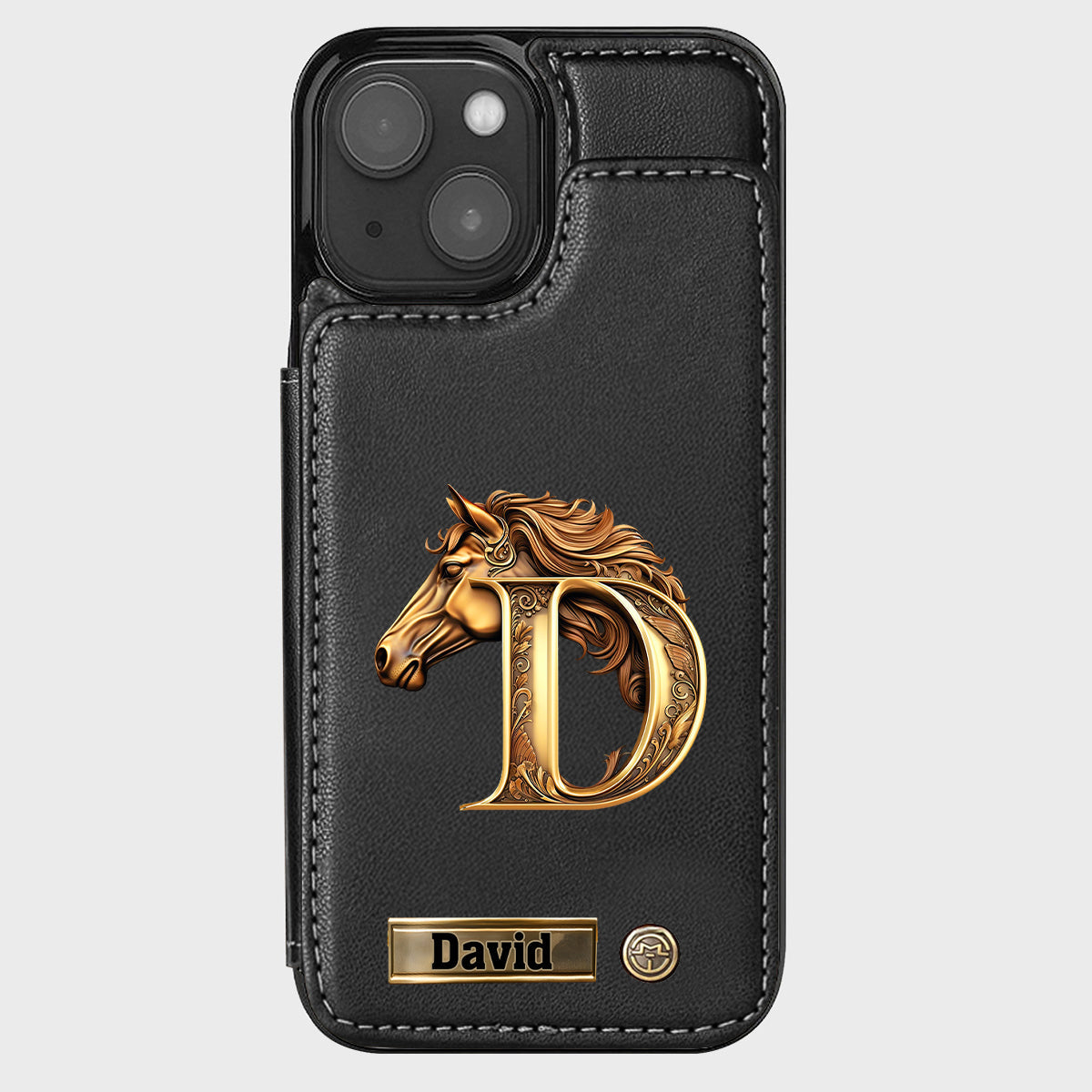 Love Horse - Personalized Horse Wallet Phone Case