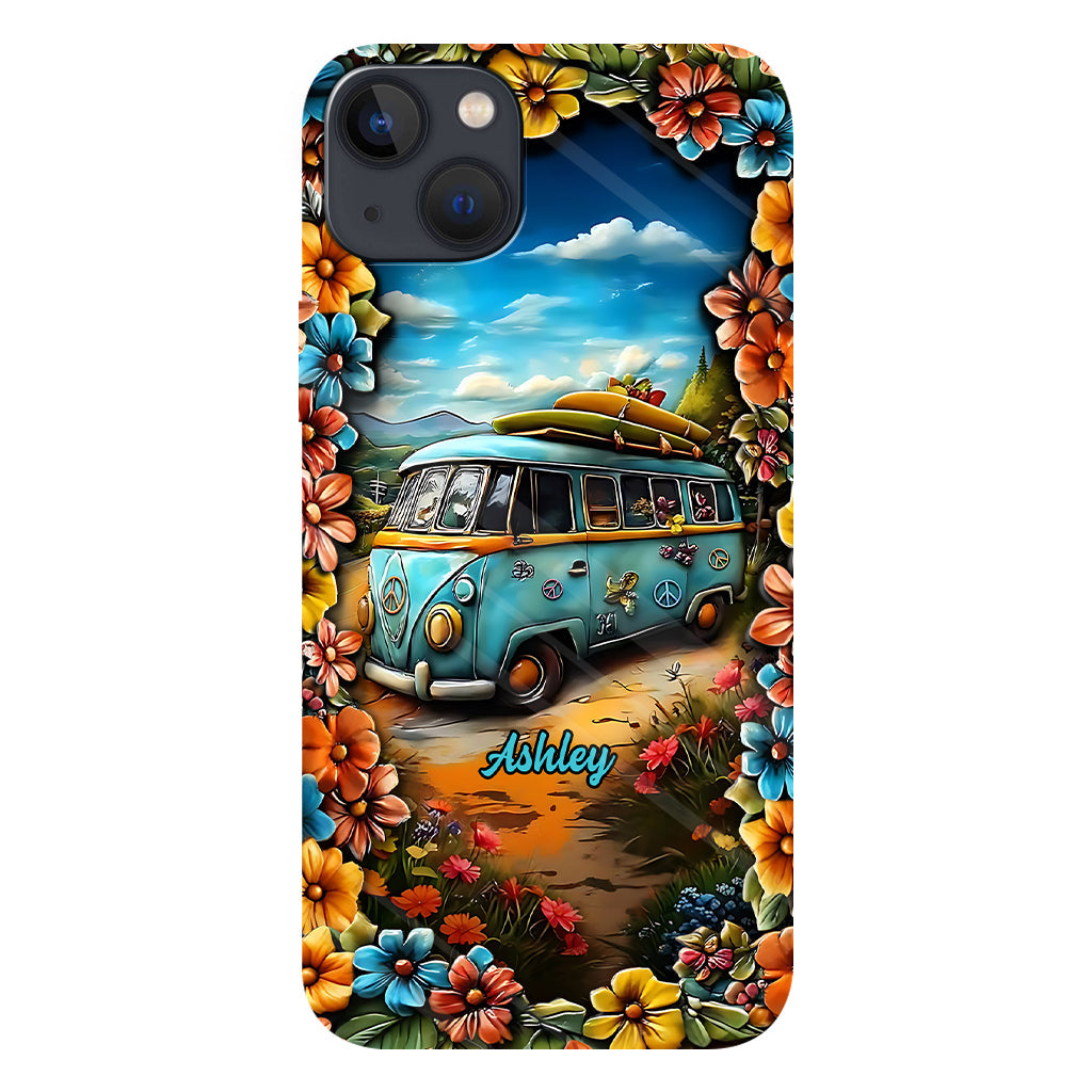 Hippie Van - Personalized Hippie Full Print Phone Case