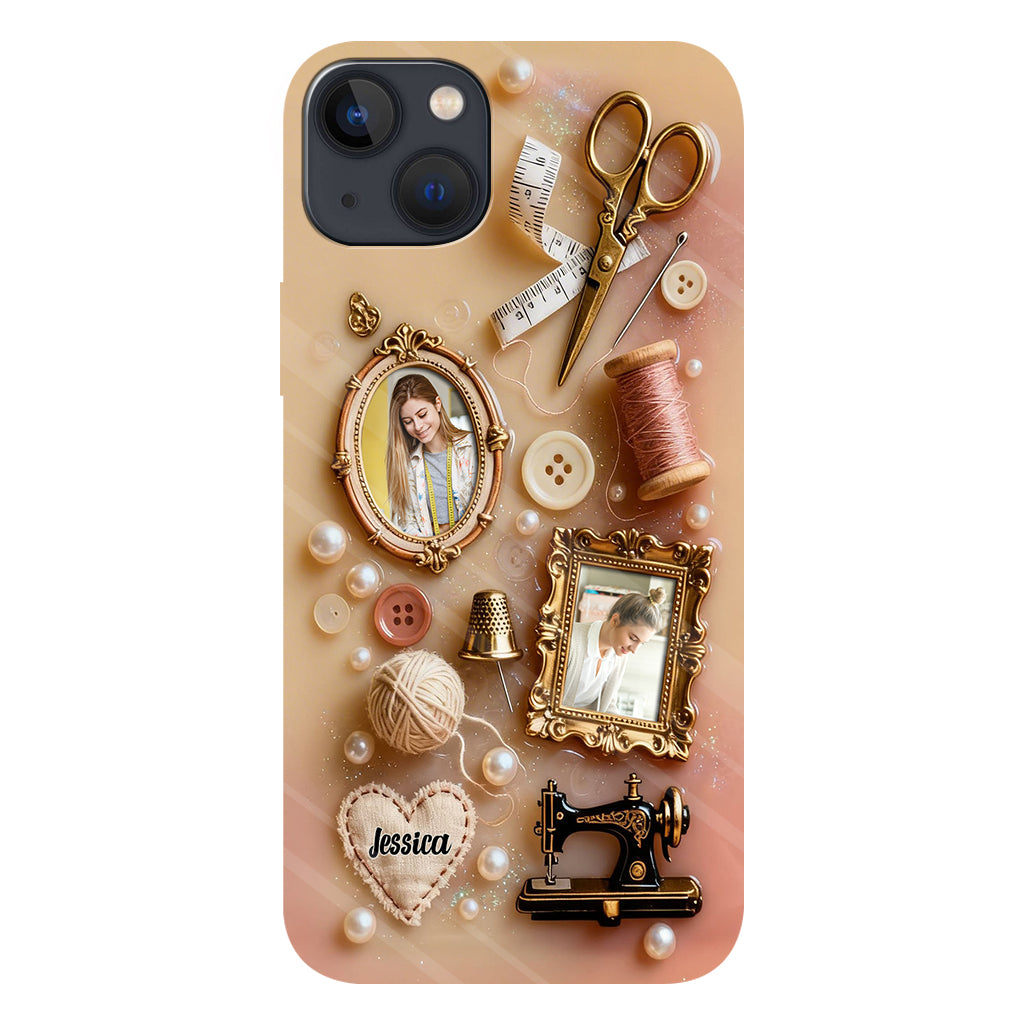 Love Sewing - Personalized Sewing Full Print Phone Case