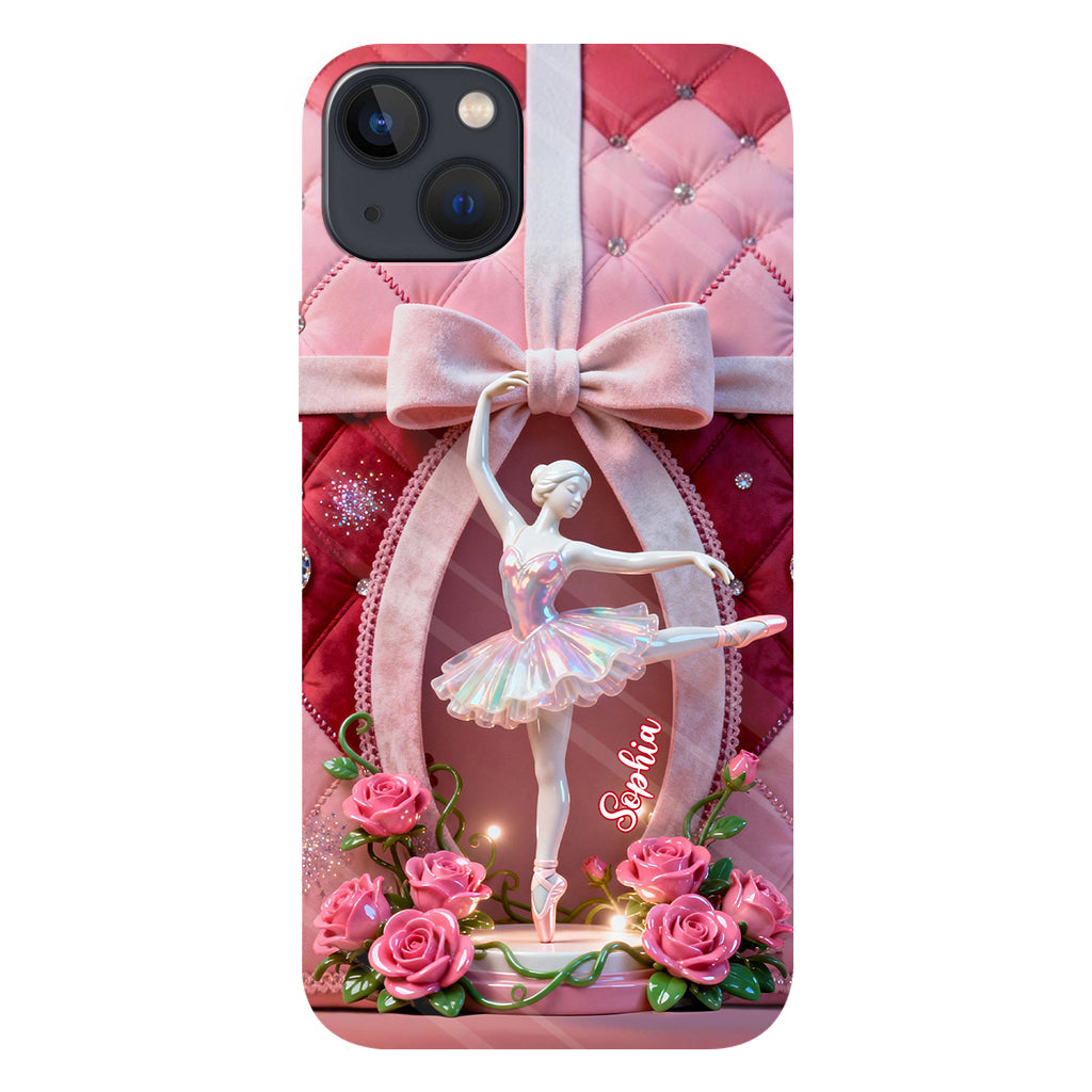 Just A Girl Who Loves To Dance - Personalized Ballet Full Print Phone Case