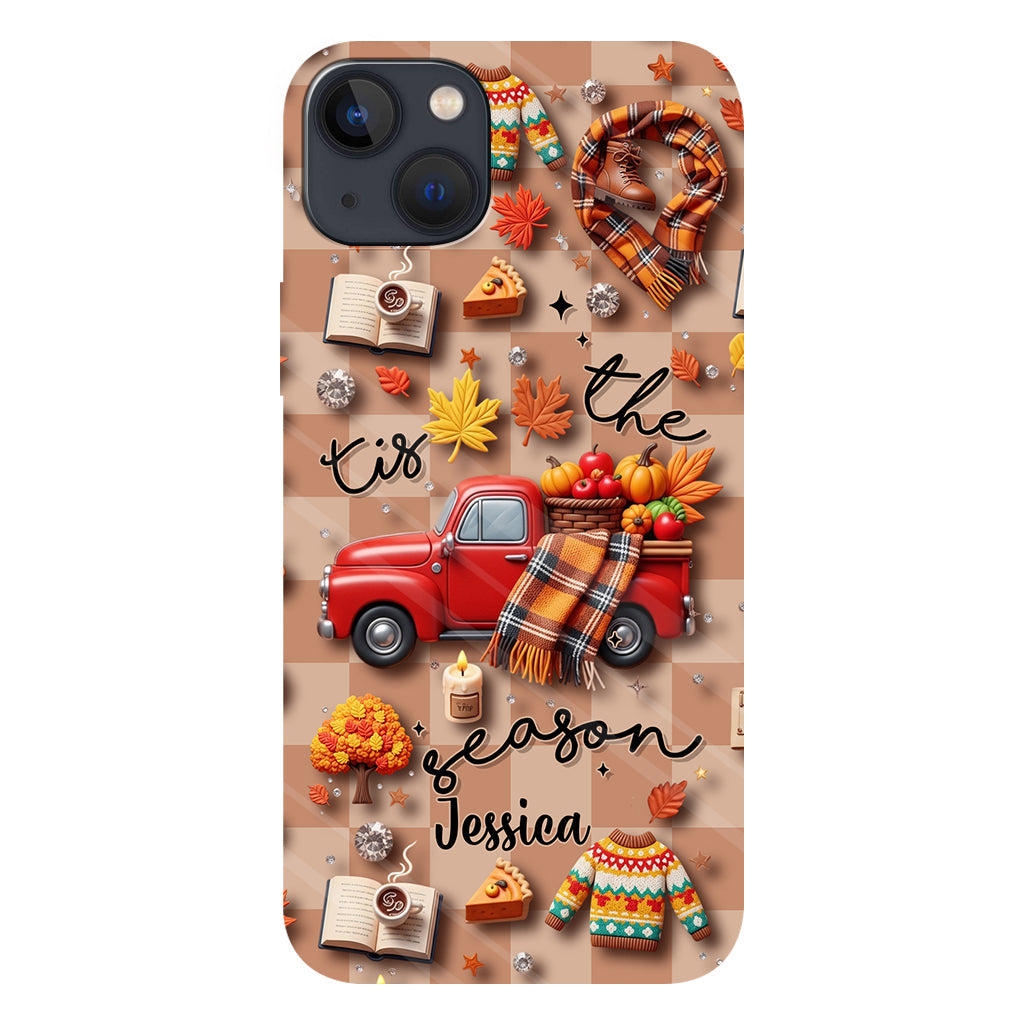Tis The Season - Personalized Autumn Full Print Phone Case