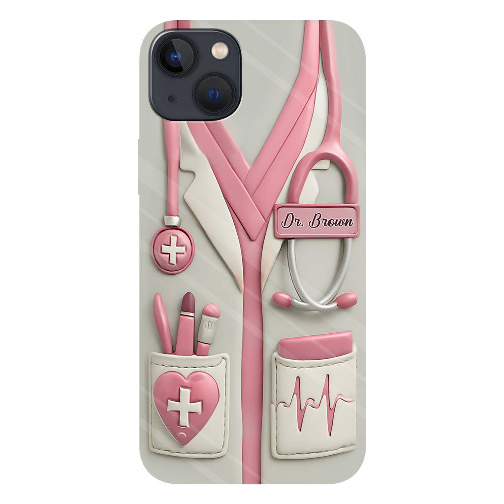 Celebrate Everyday Heroes With Medical Professional Gifts - Personalized Nurse Full Print Phone Case
