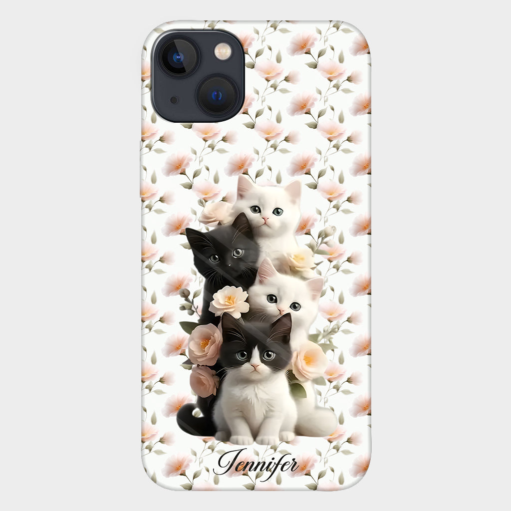 Cute Kittens - Personalized Cat Full Print Phone Case