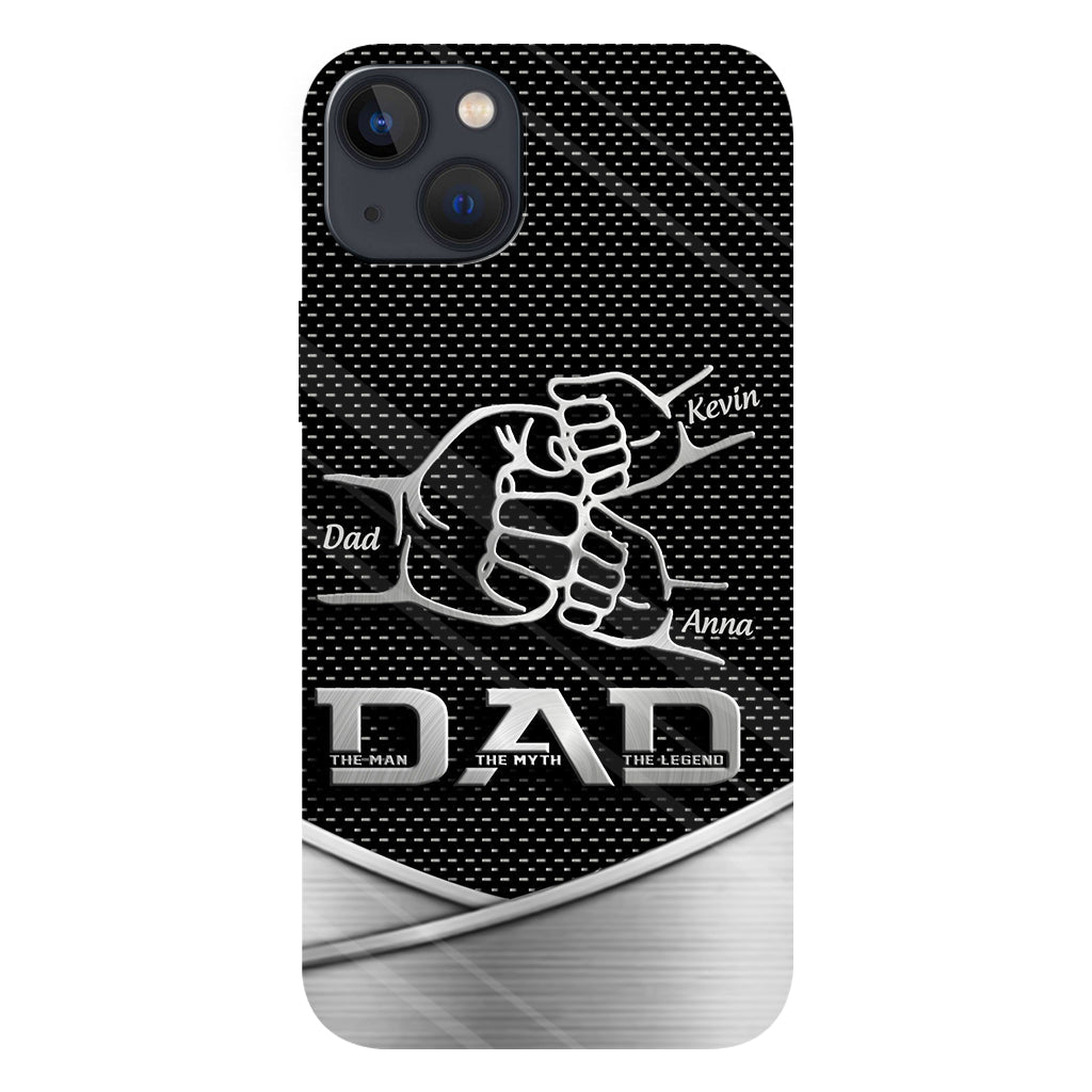 Dad The Man The Myth The Legend First Bump - Personalized Father Full Print Phone Case