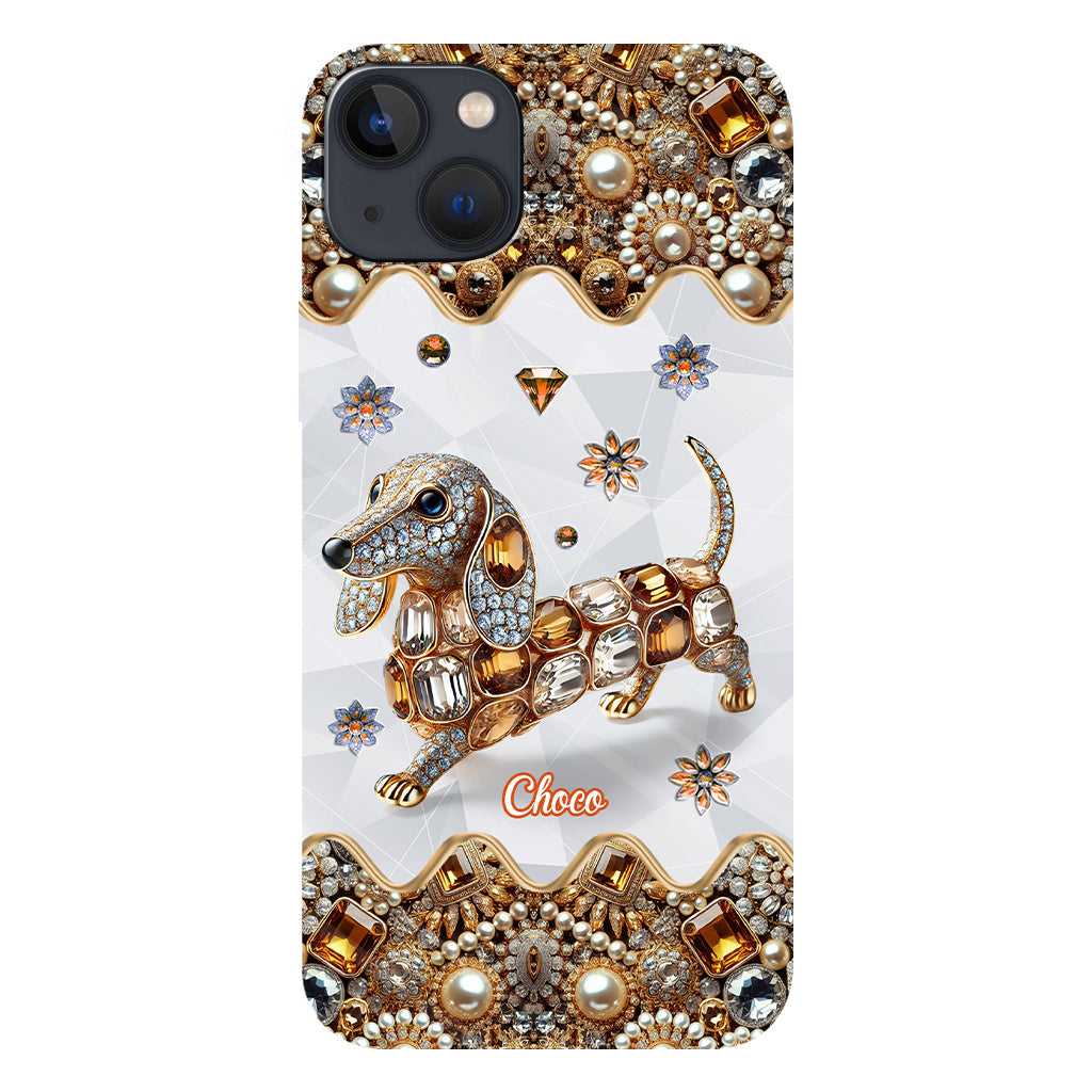 Love Dachshunds - Personalized Dog Full Print Phone Case