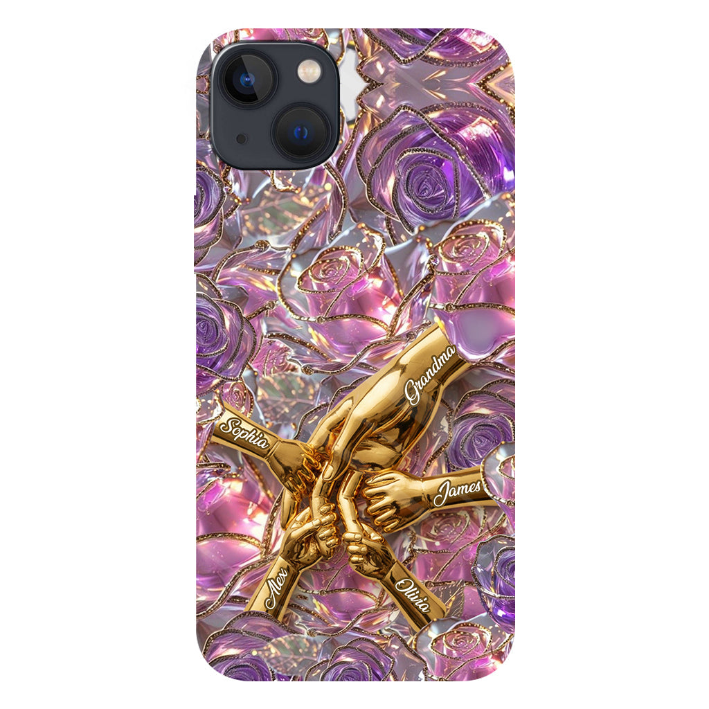 Holding Hands - Personalized Mother Full Print Phone Case