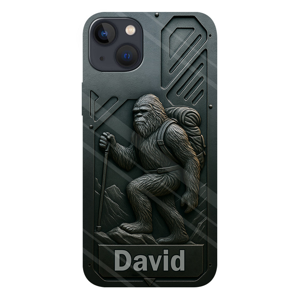 Sasquatch - Personalisierte Handyhülle mit Wandermotiv und Volldruck