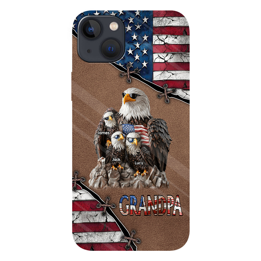 Strong Papa - Personalized Father Full Print Phone Case