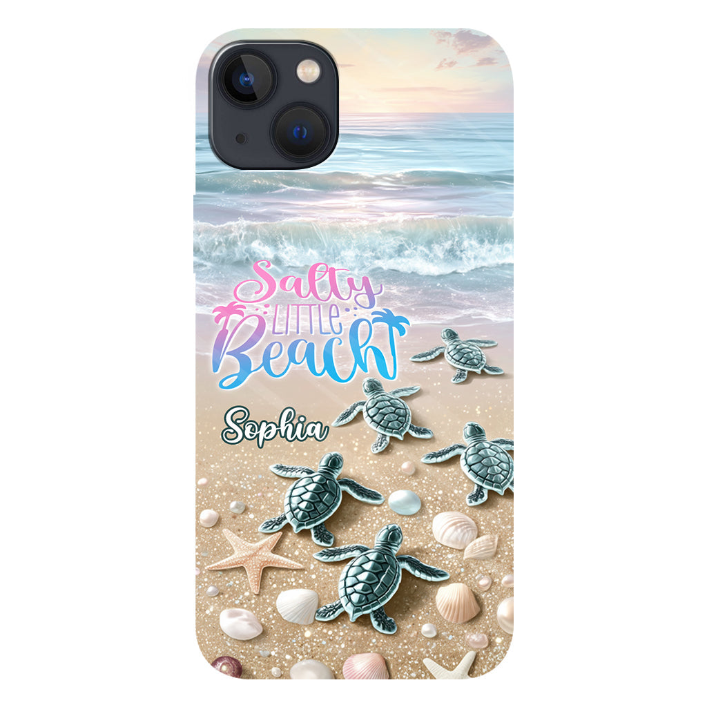 Salty Lil Beach - Personalized Sea Lover Full Print Phone Case