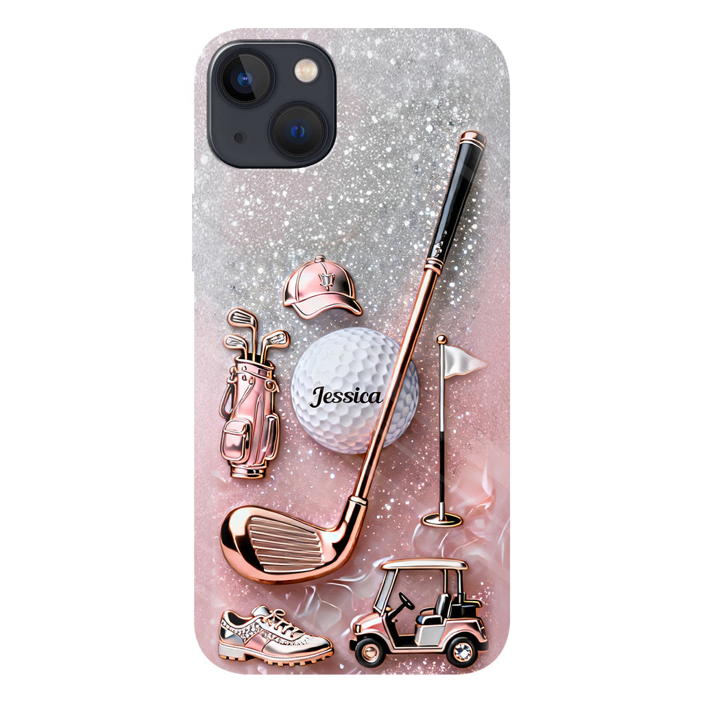 Passionné de golf ? Coque de téléphone personnalisée avec imprimé golf intégral