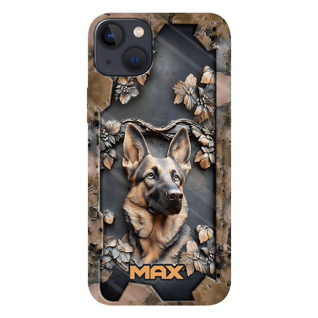 Strong German Shepherd - Personalized Dog Full Print Phone Case