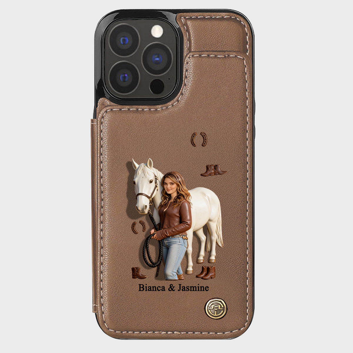 Horse Girl - Personalized Horse Wallet Phone Case