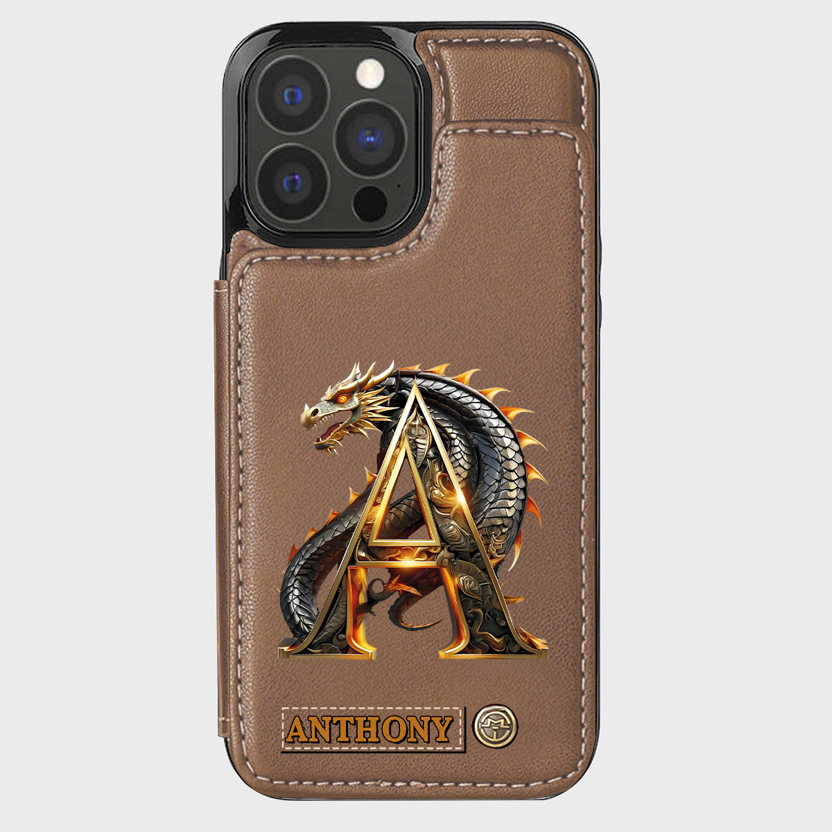 Love Dragons - Personalized Dragon Wallet Phone Case