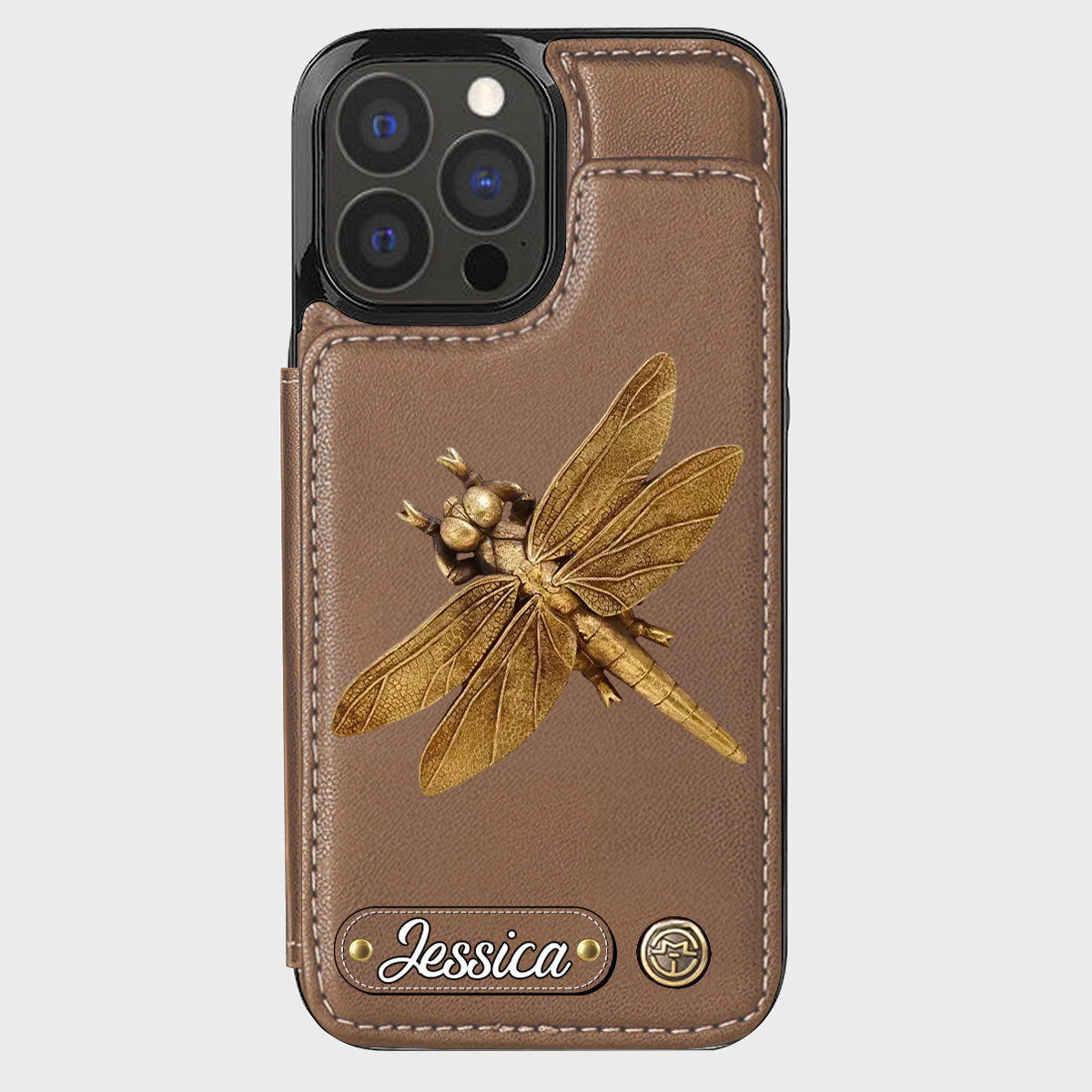 Love Garden, Beautiful Dragonfly, Butterfly, Bee, Hummingbird,... - Personalized Gardening Wallet Phone Case
