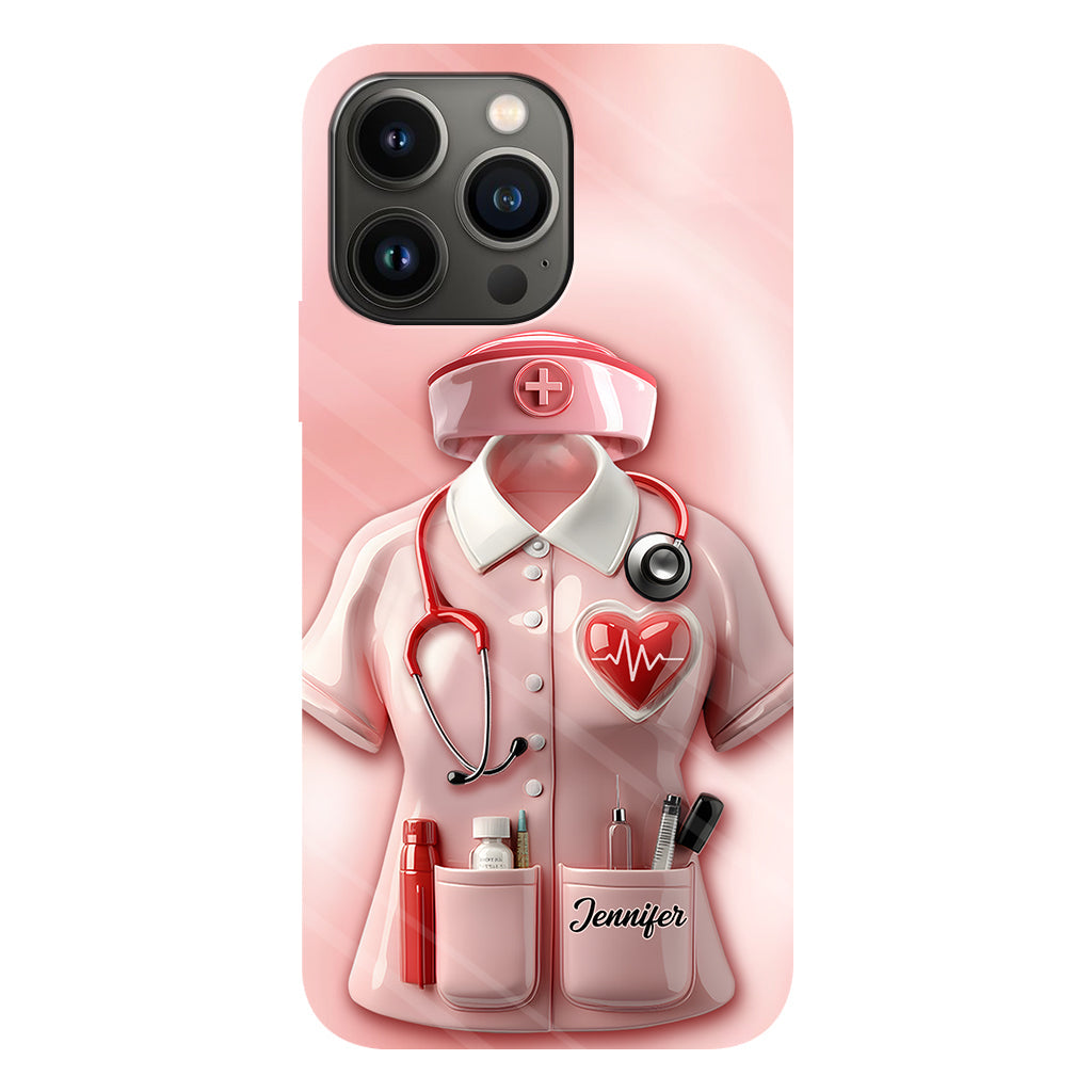 Nurses Are The Heart of Healthcare - Personalized Nurse Full Print Phone Case