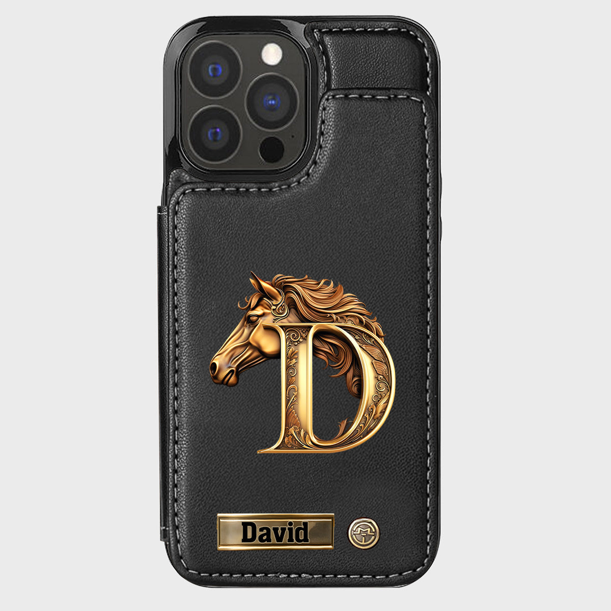 Love Horse - Personalized Horse Wallet Phone Case