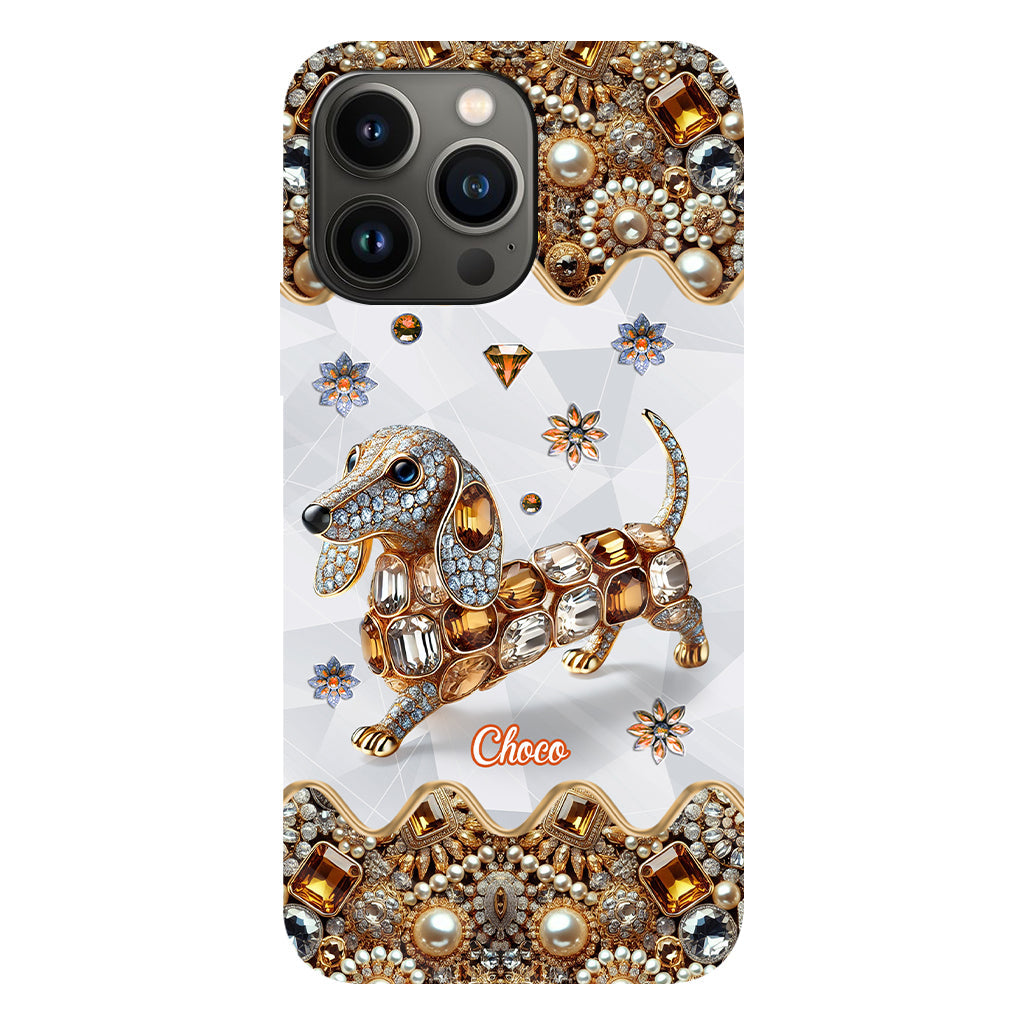 Love Dachshunds - Personalized Dog Full Print Phone Case