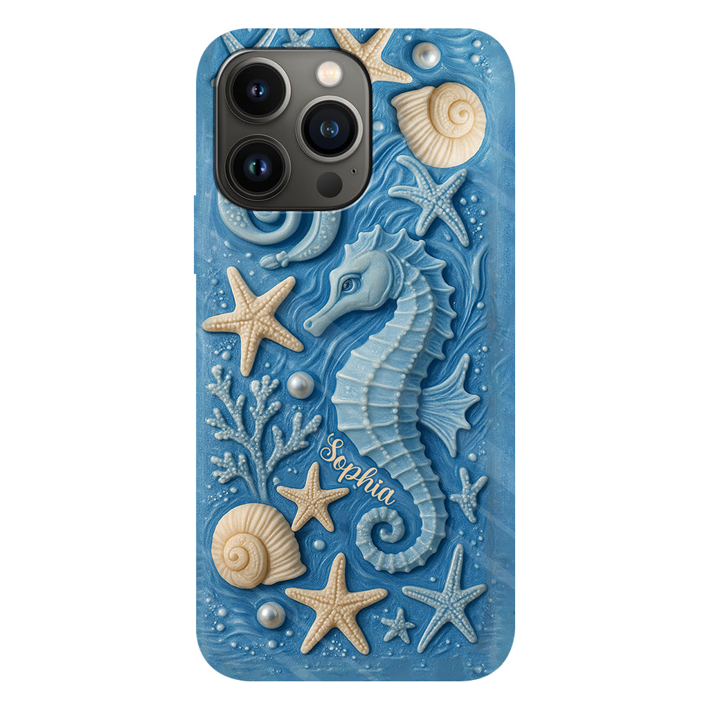 Just A Girl Who Loves Ocean - Personalized Sea Lover Full Print Phone Case